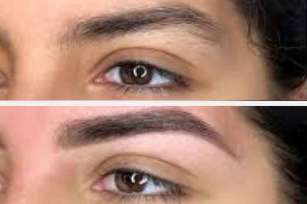 eyebrow shaping